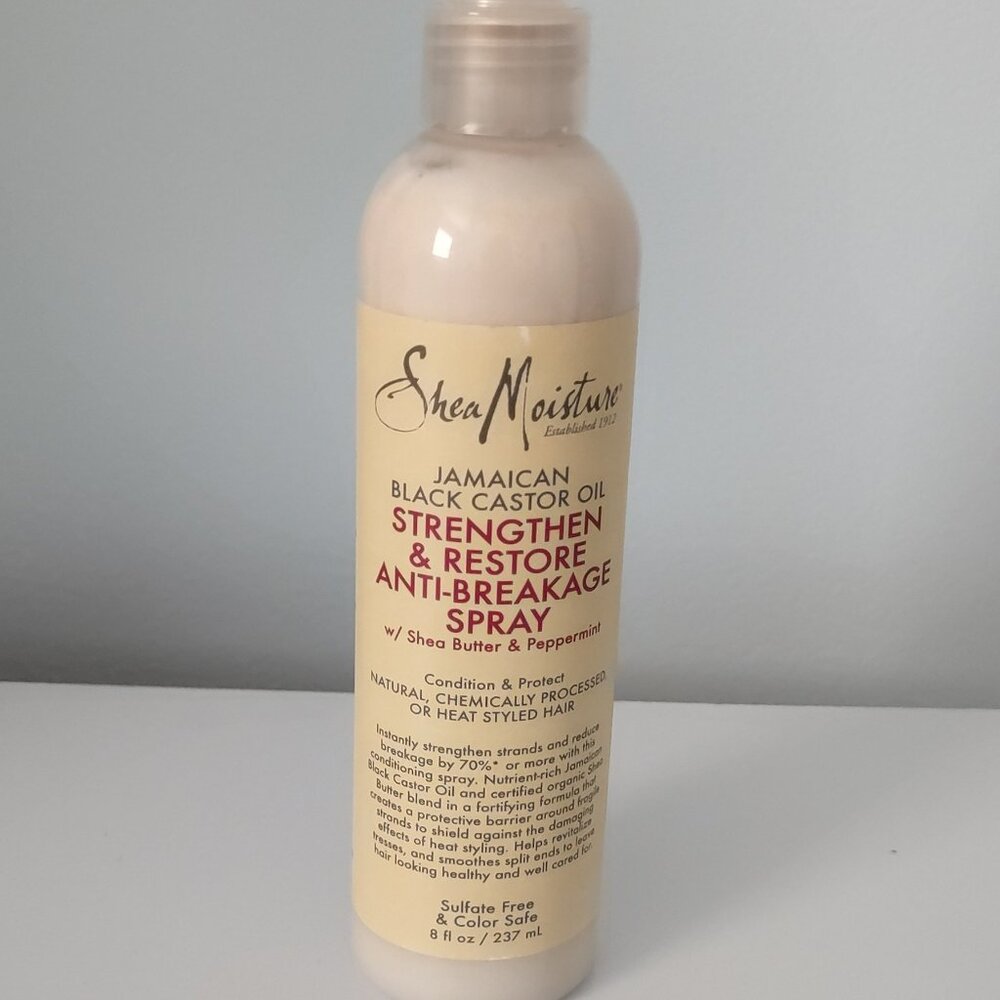 Shea Moisture Jamaican Castor Oil, Strengthen and Restore Anti Breakage Spray